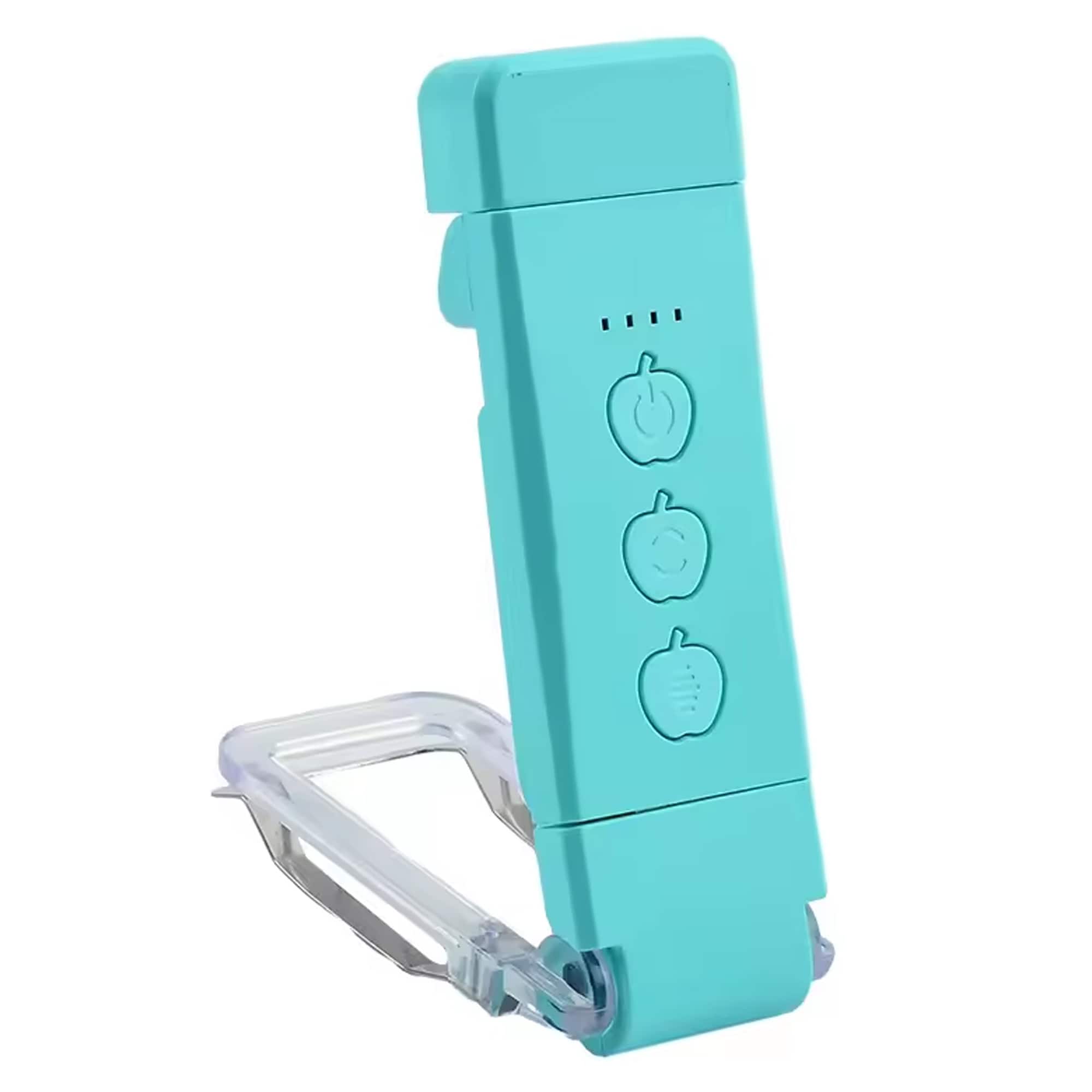 YONWAY - USB Rechargeable LED Book Light, Portable Bookmark Reading Night Light with 12 Brightness Levels and 500mAh Battery