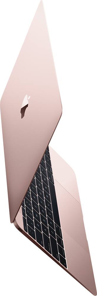 Alt View 12. Apple - Macbook® - 12" Display - Intel Core M3 - 8GB Memory - 256GB Flash Storage - Rose Gold.