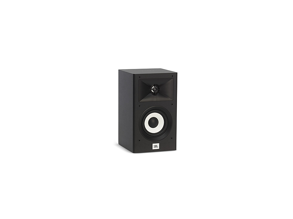 Back View: JBL Dual 4.5" Bookshelf Speakers - Black