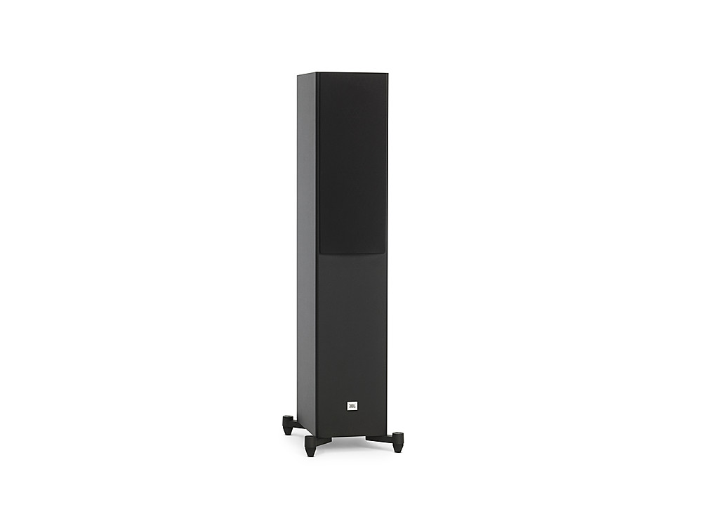 Angle View: JBL Dual 5.25" Floor Standing Speaker - Black