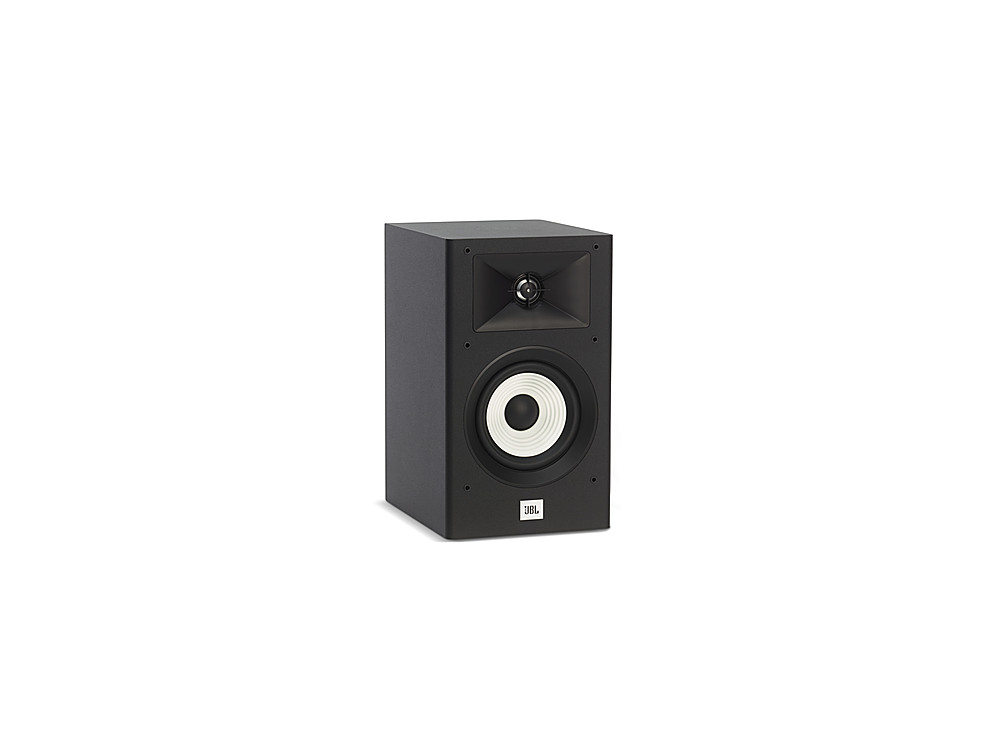 Back View: JBL Dual 5.25" Bookshelf Speakers - Black