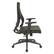 Left. Office Star Products - Vertical Mesh Back Chair with Fabric Seat - Black Frame/Black Linen.