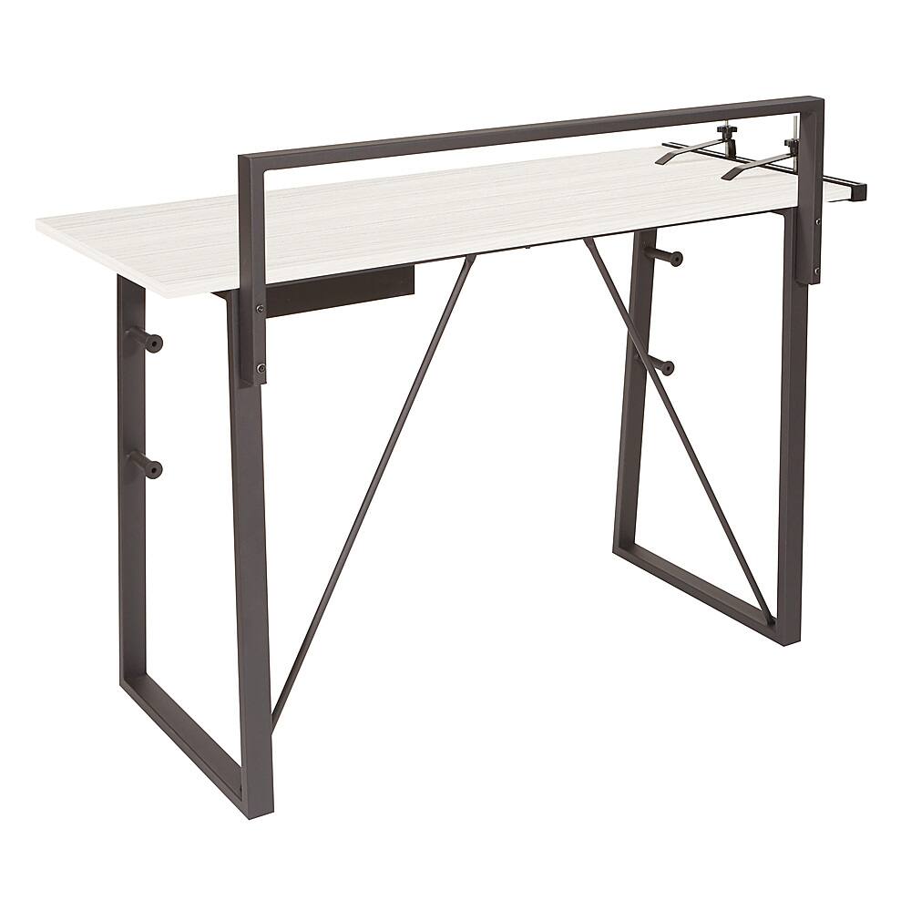 Alt View 13. OSP Home Furnishings - Tinker Desk with Accessory Bar - Light Grey.
