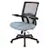 Front. Office Star Products - Manager's Chair with Breathable Mesh Back and Blue Fabric Seat with Black Nylon Base. - Blue.