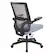Alt View 11. Office Star Products - Manager's Chair with Breathable Mesh Back and Blue Fabric Seat with Black Nylon Base. - Blue.