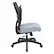 Left. Office Star Products - Manager's Chair with Breathable Mesh Back and Blue Fabric Seat with Black Nylon Base. - Blue.