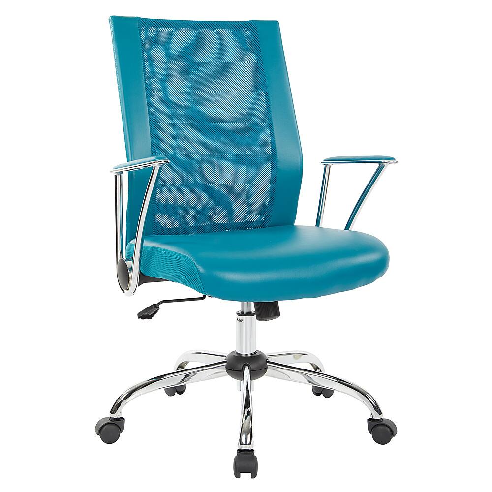 aqua blue office chair