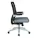 Left. Office Star Products - Manager's Chair with Breathable Mesh Back and Blue Fabric Seat with a Silver Base. - Blue.