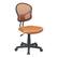 Angle. OSP Home Furnishings - Mesh Task Chair - Orange.