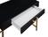 Alt View Zoom 15. OSP Home Furnishings - Modern Life Desk Finish With Gold Metal Legs - Black.