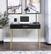 Alt View Zoom 17. OSP Home Furnishings - Modern Life Desk Finish With Gold Metal Legs - Black.