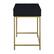 Left Zoom. OSP Home Furnishings - Modern Life Desk Finish With Gold Metal Legs - Black.