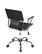Alt View 11. OSP Home Furnishings - Dorado Office Chair in Black Vinyl and Chrome Finish - Black.