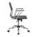 Left. OSP Home Furnishings - Dorado Office Chair in Black Vinyl and Chrome Finish - Black.