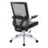 Alt View 11. Office Star Products - Manager's Chair with Breathable Mesh Back and Black Bonded Leather Padded Seat with a Silver Base. - Black / Silver.