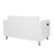 Alt View Zoom 12. OSP Home Furnishings - Atlantic Loveseat with Dual Charging Station in Dillon Snow Fabric K/D - White.