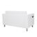 Alt View 12. OSP Home Furnishings - Atlantic Loveseat with Dual Charging Station in Dillon Snow Fabric K/D - White.