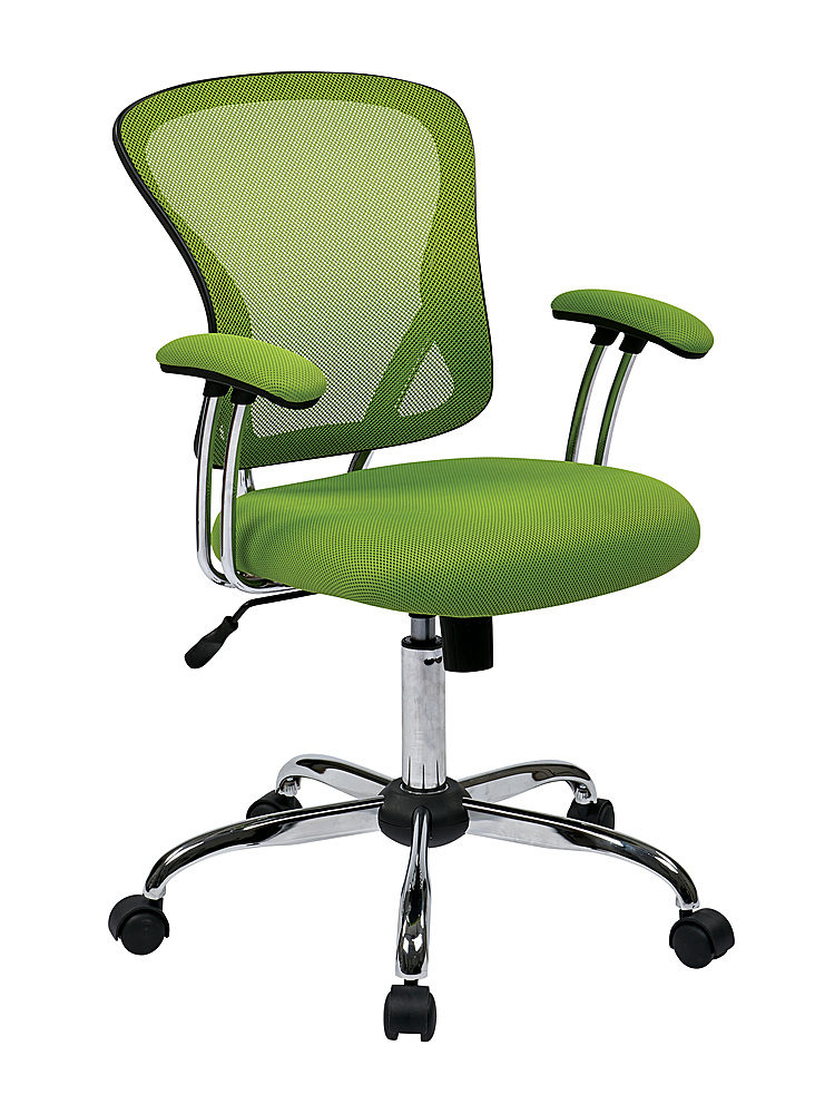 Angle View: OSP Home Furnishings - Juliana Task Chair with Mesh Fabric Seat - Green