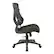 Alt View 13. Office Star Products - Screen Back Manager's Chair in Black Mesh Seat with PU Padded Flip Arms with Silver Accents - Black.