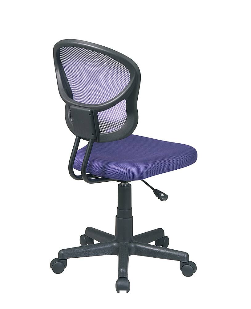 Alt View 11. OSP Home Furnishings - Mesh Task Chair - Purple.