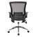 Alt View 12. Office Star Products - Black Screen Back Manager's Chair with White Faux Leather Seat and Padded Flip Arms with Silver Accents - White.