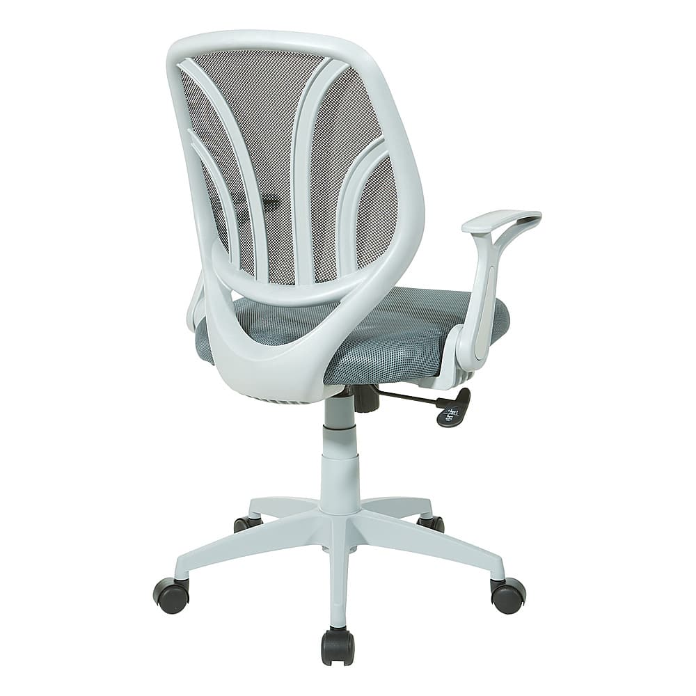 Best Buy Office Star Products Mesh with Grey Frame Chair Charcoal