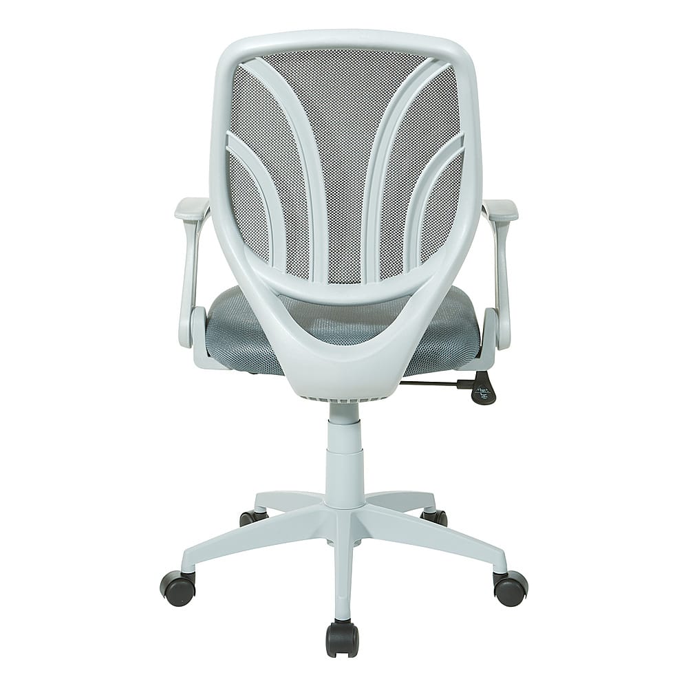 Best Buy Office Star Products Mesh With Grey Frame Chair Charcoal   6446122cv12d 