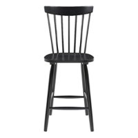 OSP Home Furnishings - Eagle Ridge Counter Stool in Finish - Black - Front_Zoom