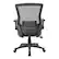 Alt View 12. Office Star Products - Screen Back Manager's Chair in Black Faux Leather Seat with PU Padded Flip Arms with Silver Accents - Black.