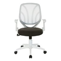 Office Star Products - Mesh Office Chair - White - Front_Zoom