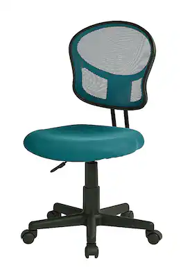 OSP Home Furnishings - Mesh Task Chair - Blue