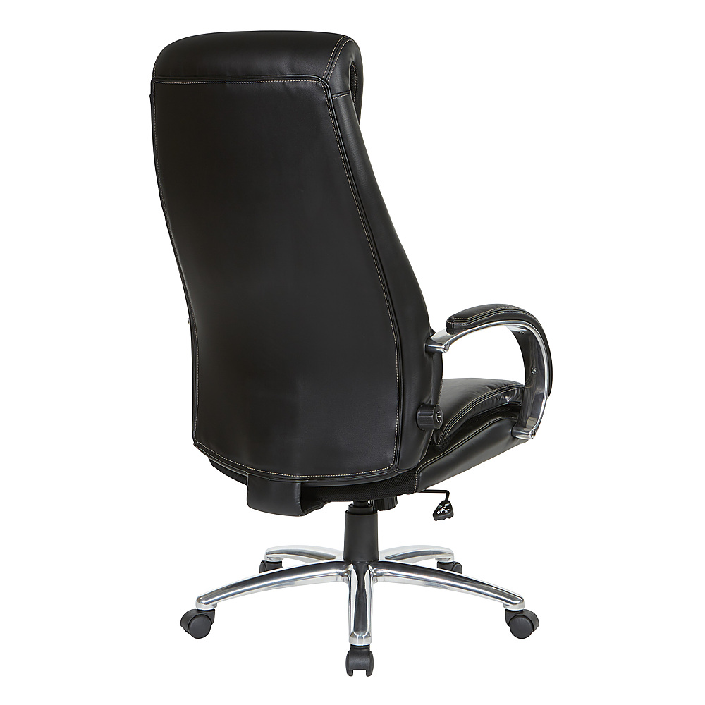 Office Star Products Low Back Executive Office Chair With Chrome Base 