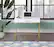 Alt View 17. OSP Home Furnishings - Modern Life Desk in White Finish With Gold Metal Legs - White.
