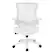 Front. Office Star Products - White Screen Back Manager's Chair - White.