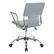 Alt View 11. OSP Home Furnishings - Dorado Office Chair in Grey Vinyl and Chrome Finish - Grey.