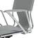 Alt View 12. OSP Home Furnishings - Dorado Office Chair in Grey Vinyl and Chrome Finish - Grey.