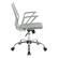 Left. OSP Home Furnishings - Dorado Office Chair in Grey Vinyl and Chrome Finish - Grey.