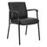 Angle. Office Star Products - Guest Chair - Black Frame/Black Faux Leather.
