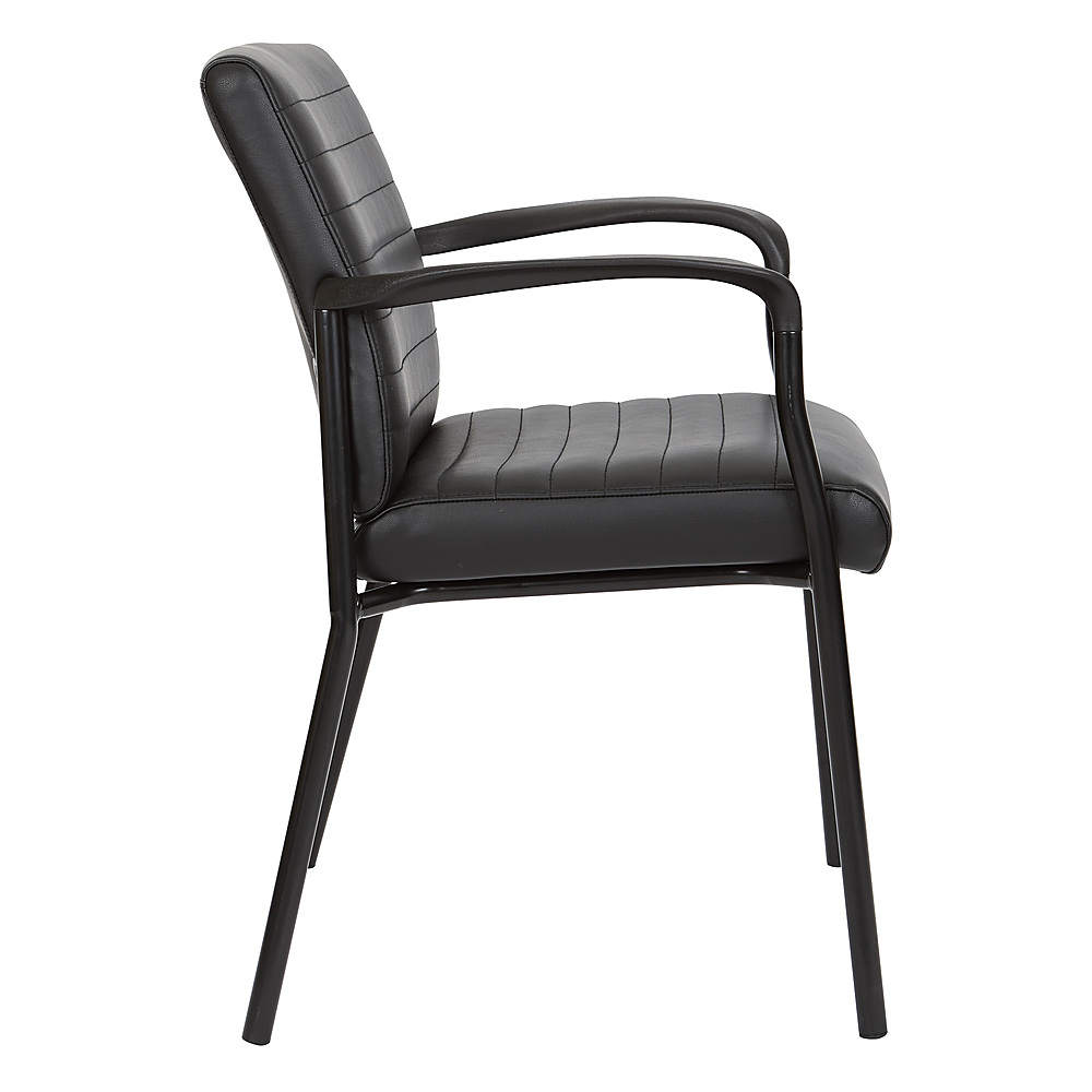 Work Smart FL89675 faux leather chair with flip arms by Office Star -  Express Furniture