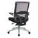 Alt View 11. Office Star Products - Manager's Chair with Breathable Mesh Back and Black Fabric Seat with a Silver Base. - Black.