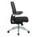 Left. Office Star Products - Manager's Chair with Breathable Mesh Back and Black Fabric Seat with a Silver Base. - Black.