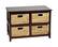 Alt View 11. OSP Home Furnishings - Seabrook Two-Tier Storage Unit with Natural Baskets - Espresso.