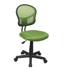 OSP Home Furnishings - Mesh Task Chair - Green - Angle_Zoom