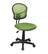 Angle. OSP Home Furnishings - Mesh Task Chair - Green.