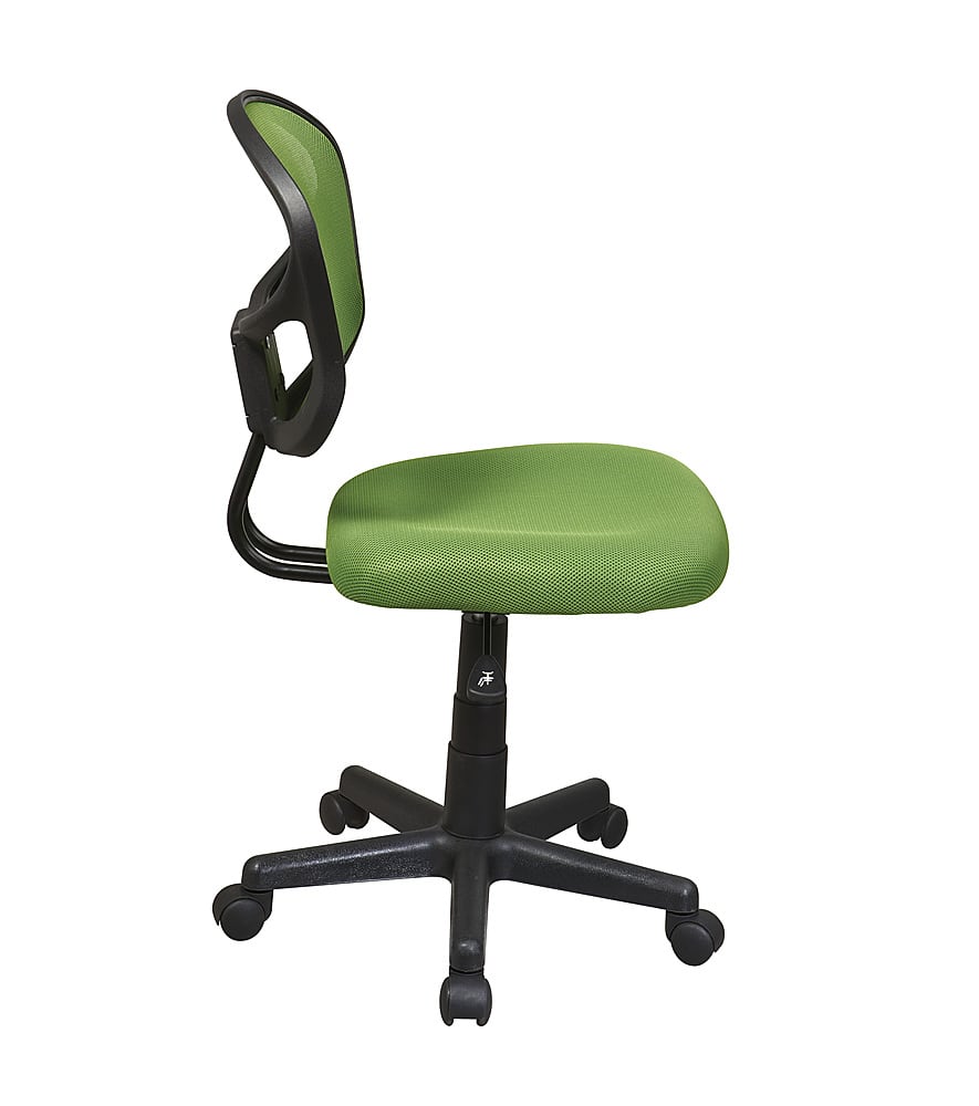 Left View: OSP Home Furnishings - Mesh Task Chair - Green