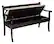 Alt View 11. OSP Home Furnishings - Coventry Storage Bench in Antique Black Frame and Beige Seat Cushion K/D - Black.