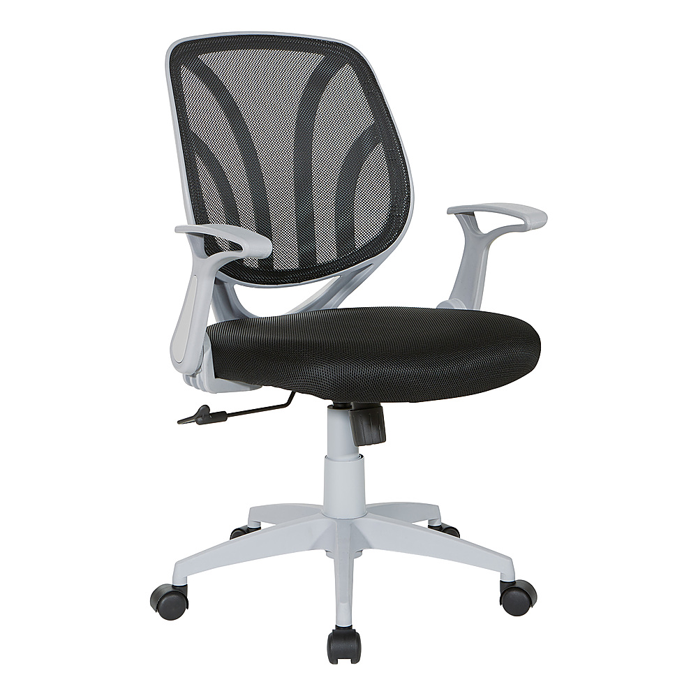 Angle View: Office Star Products - Mesh Office Chair - Black