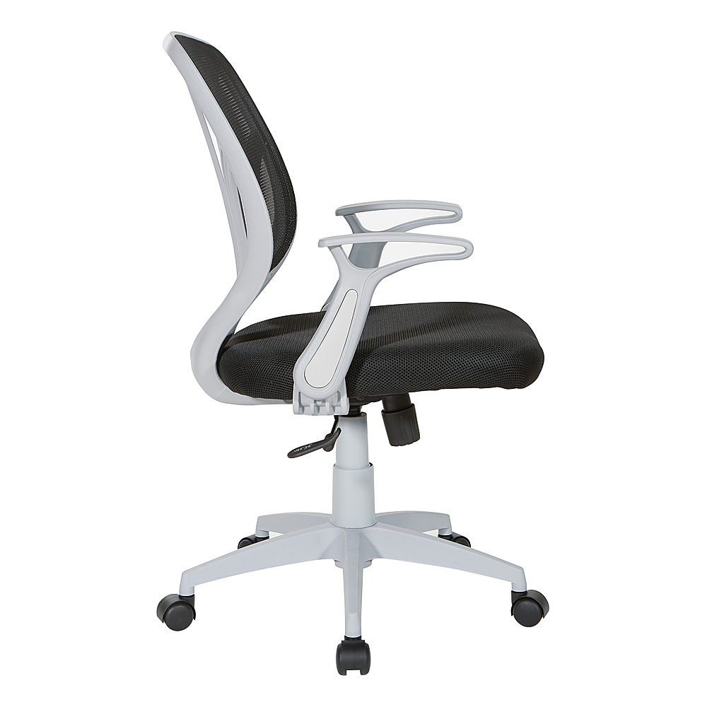 Left View: Office Star Products - Mesh Office Chair - Black