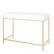 Alt View 13. OSP Home Furnishings - Alios Desk with White Gloss Finish and Rose Gold Chrome Plated Base - White/Rose Gold.