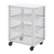 Alt View Zoom 13. OSP Home Furnishings - Clinton 3 Drawer Metal Rolling Cart in White Finish - White.